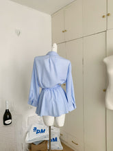 BXOXO American Elegant Fashion Striped 2 Piece Set Women Button Short Tops+Drawstring Mini Umbrella Skirts Casual Streetwear Suits New